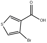 4-溴噻吩-3-羧酸, 16694-17-0, 结构式