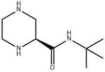 (S)-2-哌嗪-叔丁基甲酰胺, 166941-47-5, 结构式