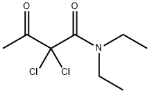 2,2-DICHLORO-N,N-DIETHYL-3-OXOBUTYRAMIDE, 16695-57-1, 结构式