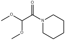 2,2-二甲氧基-1-哌啶-1-乙酮, 16695-59-3, 结构式