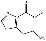 4-Oxazolecarboxylicacid,5-(2-aminoethyl)-,methylester(9CI) Struktur