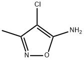 4-氯-3-甲基异恶唑-5-胺,166964-09-6,结构式