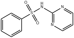 2-苯磺酰胺基嘧啶, 16699-12-0, 结构式