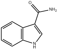 1H-吲哚-3-羧酰胺, 1670-85-5, 结构式