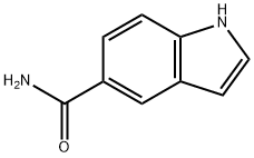 1H-吲哚-5-甲酰胺, 1670-87-7, 结构式