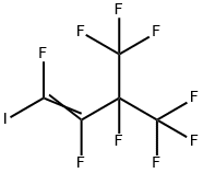 1-IODONONAFLUORO(3-METHYLBUT-1-ENE), 167026-90-6, 结构式