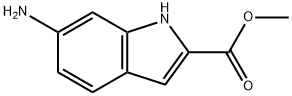 6-アミノ-1H-インドール-2-カルボン酸メチル 化学構造式