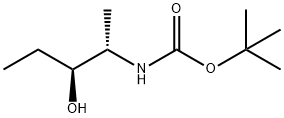 Carbamic acid, (2-hydroxy-1-methylbutyl)-, 1,1-dimethylethyl ester, [S-(R*,R*)]- Struktur