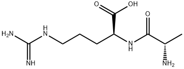 Nα-L-アラニル-L-アルギニン 化学構造式