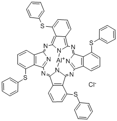 ALUMINUM 1 8 15 22-TETRAKIS(PHENYLTHIO)& Struktur