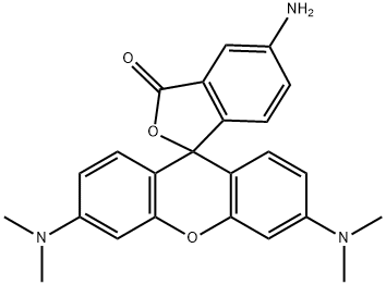5-Aminotetramethylrhodamine 结构式