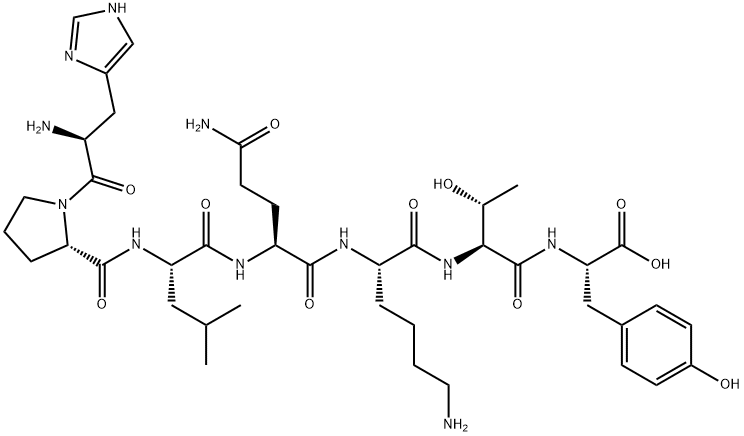 BAND 3 PROTEIN (547-553) (HUMAN) 化学構造式