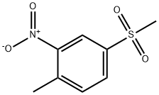 4-メチルスルホニル-2-ニトロトルエン 化学構造式