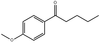4'-メトキシバレロフェノン 化学構造式