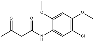 ACETOACET-2,4-DIMETHOXY-5-CHLOROANILIDE Structure