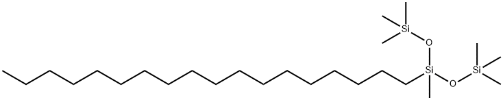 十八烷基七甲基三硅氧烷, 167160-55-6, 结构式