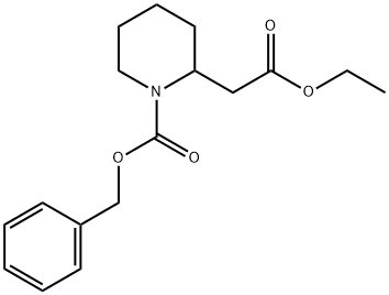 N-CBZ-2-哌啶乙酸乙酯,167170-23-2,结构式