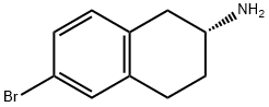 (R)-6-BROMO-2-AMINOTETRALIN Struktur