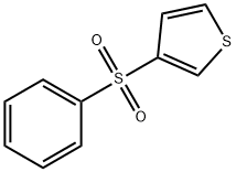 3-(フェニルスルホニル)チオフェン 化学構造式