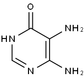 4,5-Diamino-6-hydroxypyrimidine Struktur