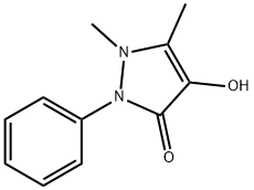 4-羟基安替比林, 1672-63-5, 结构式