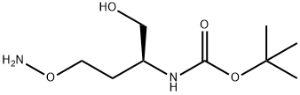 Carbamic acid, [3-(aminooxy)-1-(hydroxymethyl)propyl]-, 1,1-dimethylethyl Struktur