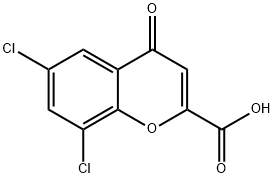 6,8-DICHLOROCHROMONE-2-CARBOXYLIC ACID Structure