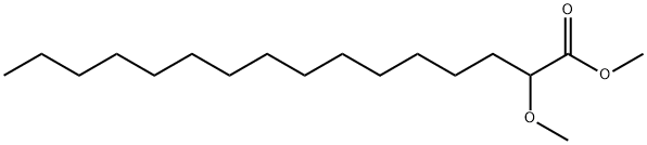2-Methoxyhexadecanoic acid methyl ester Struktur