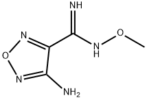 1,2,5-Oxadiazole-3-carboximidamide,4-amino-N-methoxy- Struktur