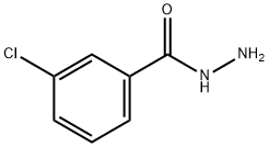 3-クロロ安息香酸ヒドラジド 化学構造式