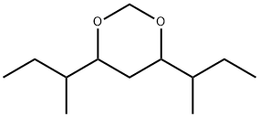 4,6-ジ-sec-ブチル-1,3-ジオキサン 化学構造式