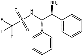 N-[(1S,2S)-2-aMino-1,2-diphenylethyl]-1,1,1-trifluoro-MethanesulfonaMide Structure