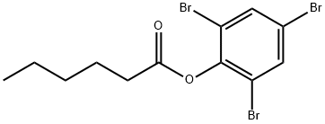2,4,6-TRIBROMOPHENYL N-HEXANOATE Struktur