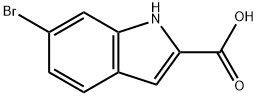 6-Bromoindole-2-carboxylic acid Struktur