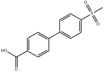 4-(4-Methanesulfonylphenyl)benzoic acid Struktur