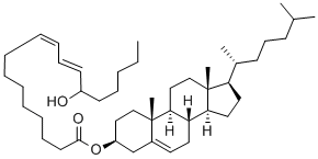 (+/-)-13-HYDROXY-9Z,11E-OCTADECADIENOIC ACID, CHOLESTERYL ESTER, 167354-91-8, 结构式