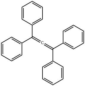 テトラフェニル-1,2-プロパンジエン 化学構造式