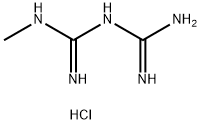 METFORMIN RELATED COMPOUND B (25 MG) (1-METHYLBIGUANIDE HYDROCHLORIDE) Structure