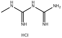 METFORMIN RELATED COMPOUND B (25 MG) (1-METHYLBIGUANIDE HYDROCHLORIDE) Struktur