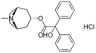 二苯乙醇酸莨菪酯盐酸盐, 1674-94-8, 结构式