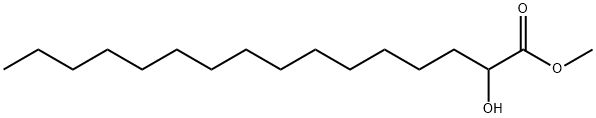 2-ヒドロキシパルミチン酸メチル 化学構造式