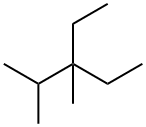 3-乙基-2,3-二甲基戊烷, 16747-33-4, 结构式