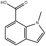 1-METHYL-1H-INDOLE-7-CARBOXYLIC ACID Struktur