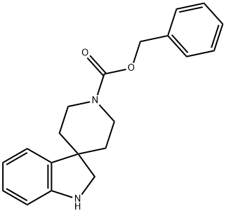 螺[吲哚啉-3,4'-哌啶]-1'-羧酸苄酯,167484-18-6,结构式