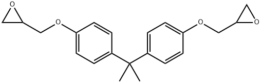 BISPHENOL A DIGLYCIDYL ETHER RESIN Struktur