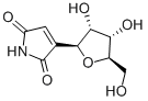 2-β-D-リボフラノシルマレインイミド 化学構造式