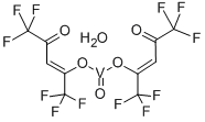 VANADIUM IV OXIDE BIS(HEXAFLUOROPENTANEDIONATE), MONOHYDRATE 结构式