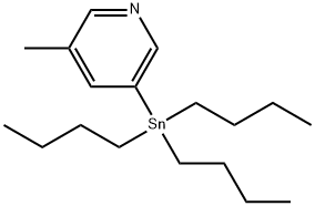3-Methyl-5-(tributylstannyl)pyridine Struktur