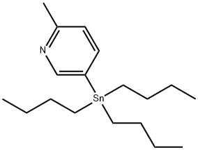 2-Methyl-5-(tributylstannyl)pyridine Struktur