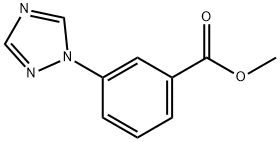 3-(1-1,2,4-三氮唑)苯甲酸甲酯,167626-27-9,结构式